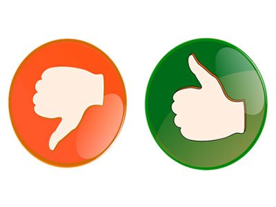 Thumbs up or down