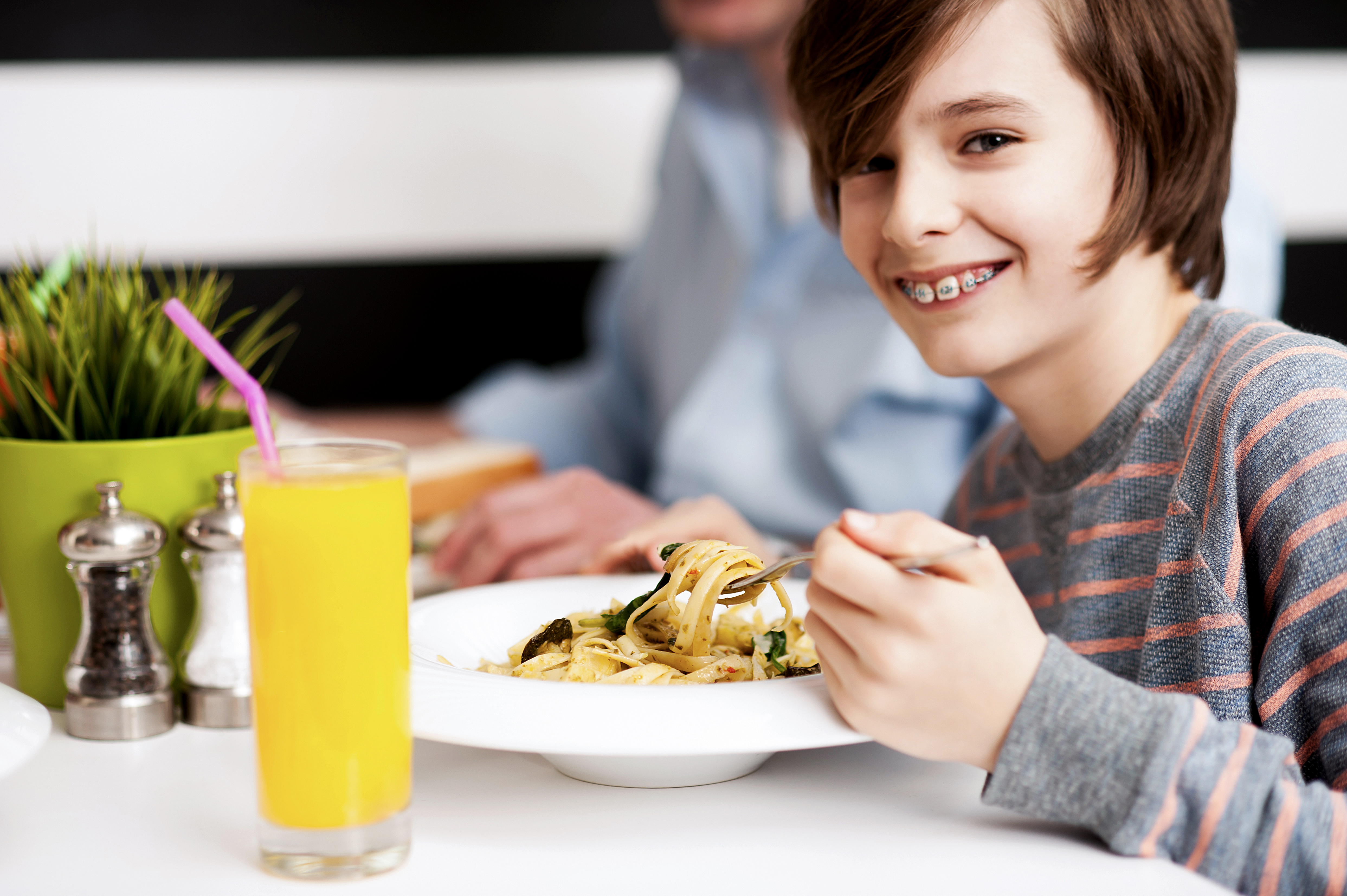 Eating with Braces